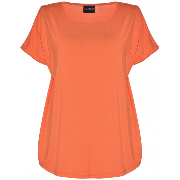 Gozzip Gitte t-shirt lys orange - Gozzip