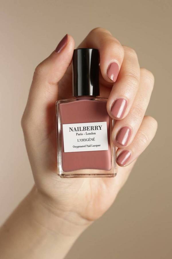 Nailberry oransje neglelakk Cashmere - Nailberry
